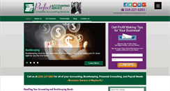 Desktop Screenshot of perfectaccountingservice.com